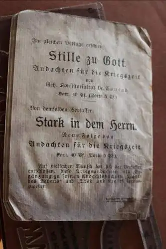 altes Heftchen - Eine feste Burg ist unser Gott - für Kämfendes Heer 1915