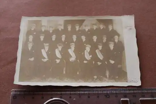 tolles altes Foto - Gruppenfoto Studenten - Schüler ?? Chemnitz - 20-30er Jahre