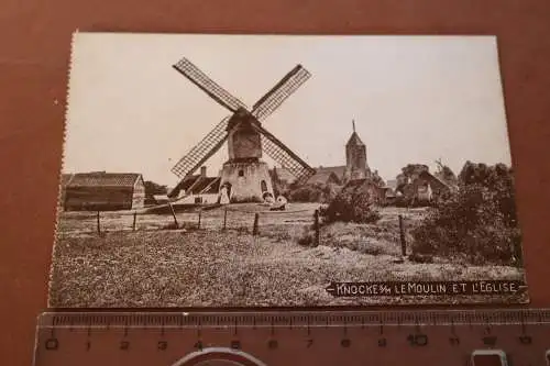 tolle alte Karte - Windmühle Knocke le Moulin  1910-30 ??