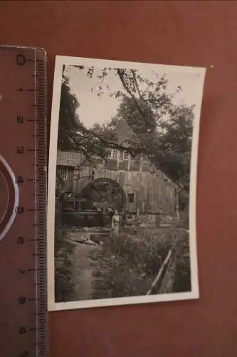 tolles altes Foto - mir unbekannte Wassermühle - 30-40er Jahre