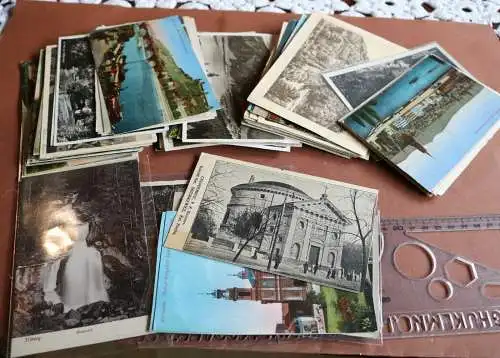 92  tolle alte Ansichtskarten vor 1945 Orte usw.
