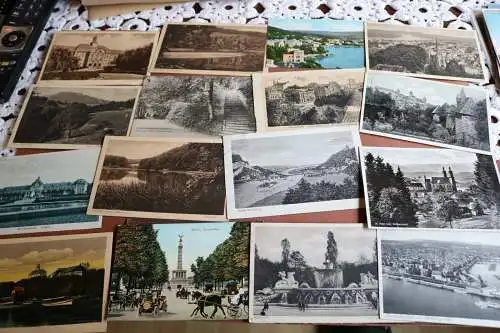 92  tolle alte Ansichtskarten vor 1945 Orte usw.