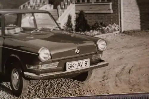 tolles altes Foto - Oldtimer BMW 700   1961 aufgenommen