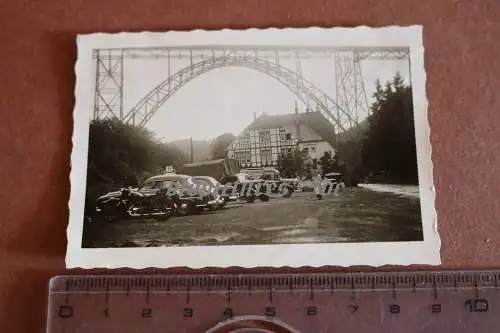 tolles altes Foto - Müngstener Brücke  50-60er Jahre