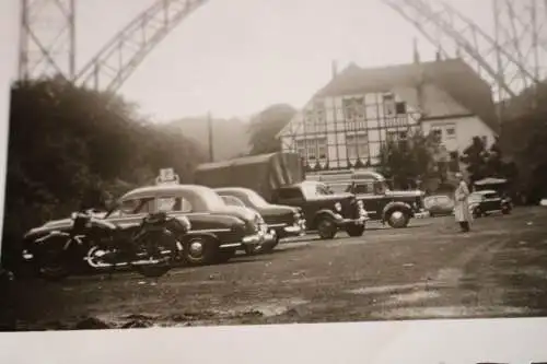 tolles altes Foto - Müngstener Brücke  50-60er Jahre