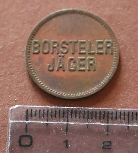 Tolle alte Münze - BIermarke ??? 100 Pfennig ??? Borsteler Jäger