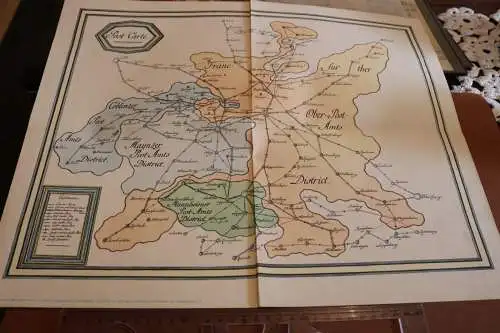 Nachdruck Post-Districte in Deutschland 