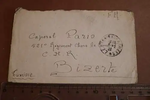 Alter Briefumschlag - Frankreich Stempel 1828 oder 1928 ??