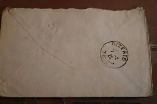 alter Briefumschlag - Frankreich Stempel 1828 oder 1928 ??