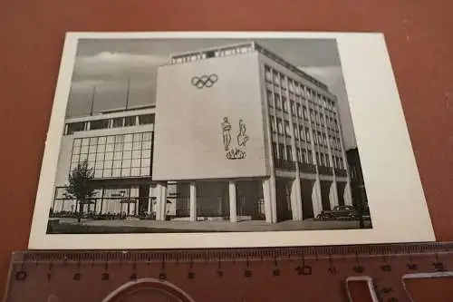 tolle alte Karte - Haus des Sports - Hamburg  - 50-60er Jahre ?