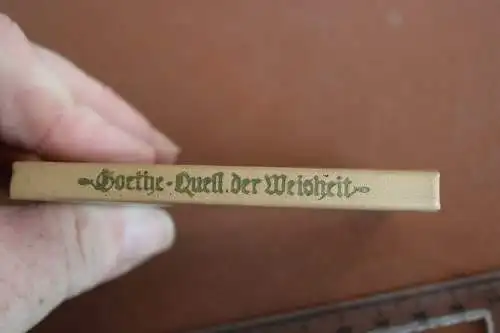 kleines Büchlein - Goethe  Quell der Weisheit Hyperion-Verlag 