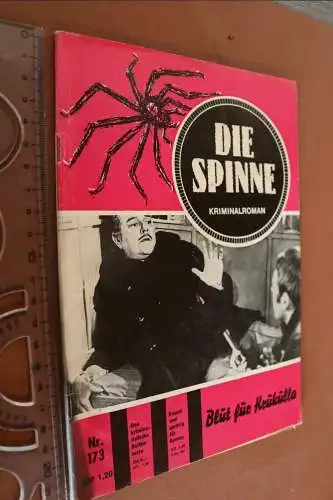 alter Kriminalroman - Die Spinne - Nr. 173 Blut für Krukulla