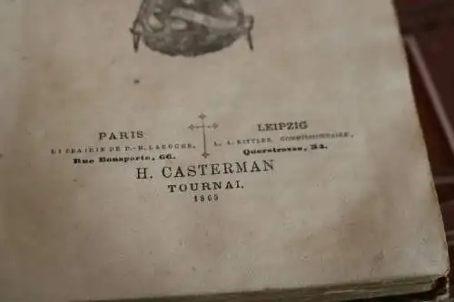 altes französ. Buch Épitres et Évangelies des Dimanches et Fétes de L´Annee 1865