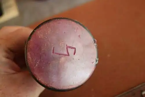 toller alter Kerzenständer - mit Signatur - Alter ??? 