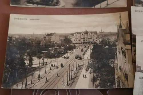 16 alte Karten - Ansichten Dresden 1910-30 ???