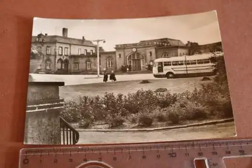 tolle alte Karte Radeberg Bahnhof  60-70er Jahre 