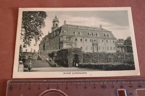 Tolle alte Karte Schloß Lichtenwalde 1943