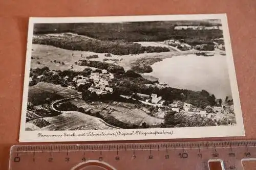 Tolle alte Karte Panorama Ferch mit Schwielowsee 1941