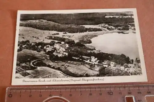tolle alte Karte Panorama Ferch mit Schwielowsee 1941