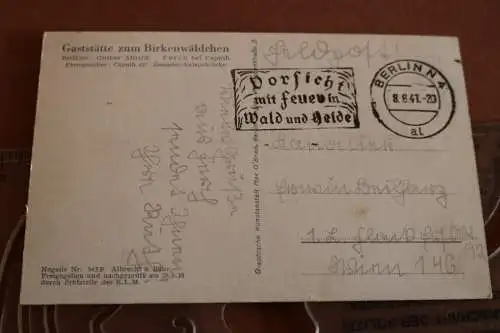 tolle alte Karte Panorama Ferch mit Schwielowsee 1941