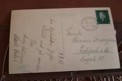 tolle alte Karte Leipzig Palmengarten - Grosser Gesellschaftssaal 1929