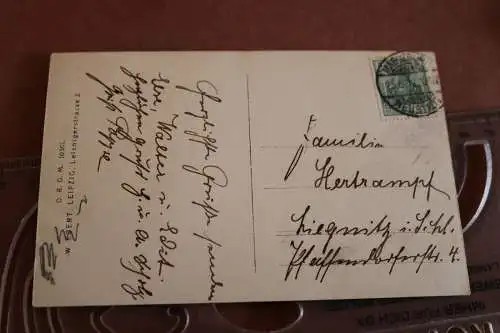 tolle alte Fotopostkarte - Mutter Tochter und Magdeburger Dom 1912