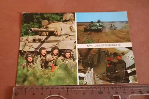 tolle alte Karte  NVA Landstreitkräfte 