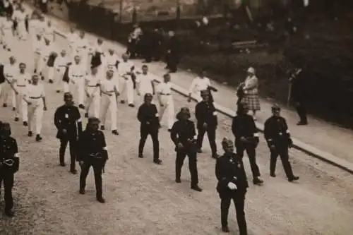 tolles altes Foto - Oberlungwitz - Parade Sportler ?? 1910-30 ??