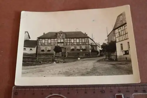 tolle alte Karte Gasthaus und Sommerfrische Paska - Thüringen 1956
