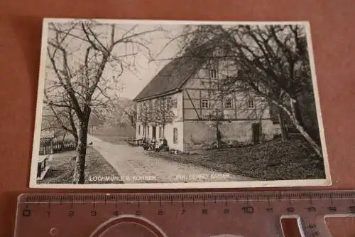 tolle alte Karte Lochmühle b. Kohren - Syhra Bad Lausick 1933