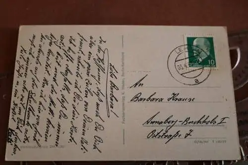 tolle alte Karte Lehnin Mark - Zentralschule 1963
