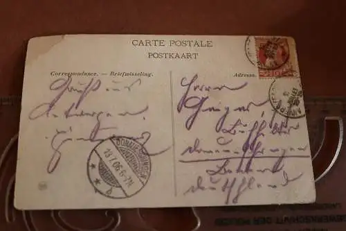 tolle alte Karte Anvers - Cour du Museé Plantin-Moretus - 1906 