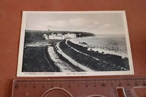 tolle alte Karte - Ostseebad Heiligendamm - Blick vom Golfplatz 1931