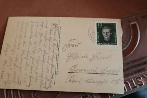 tolle alte Karte - Radeberg - Niedergraben 1910-20 - gelaufen 50er Jahre 