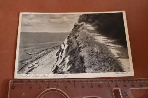 tolle alte Karte  - Ostseebad Eckernförde  Möwenberge 1937