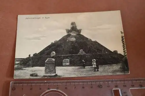 tolle alte Karte - Jahnmalhügel in Eger - 1930 