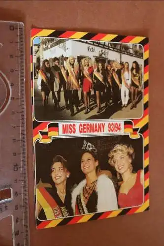 Tolle alte Karte - Miss Germany - 1993/94 - Hotel Roß Zwönitz