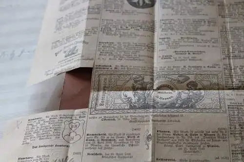 alte Beilage zum deutschen Reichsanzeiger April 1888
