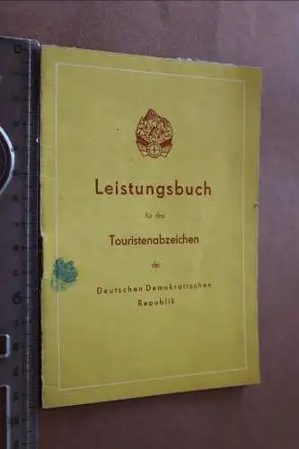 altes Leistungsbuch Touristenabzeichen der DDR 1959