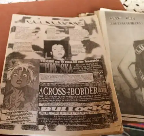 fünf alte Zeitschriften Stay Wild  - Punkrock - 90er Jahre ???