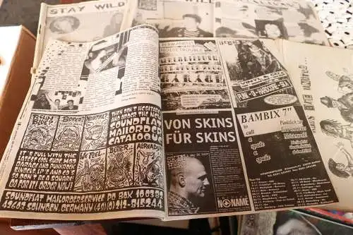 fünf alte Zeitschriften Stay Wild  - Punkrock - 90er Jahre ???