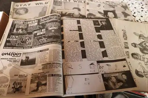 fünf alte Zeitschriften Stay Wild  - Punkrock - 90er Jahre ???