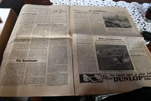 alte Zeitung  Der deutsche Radfahrer - 1935