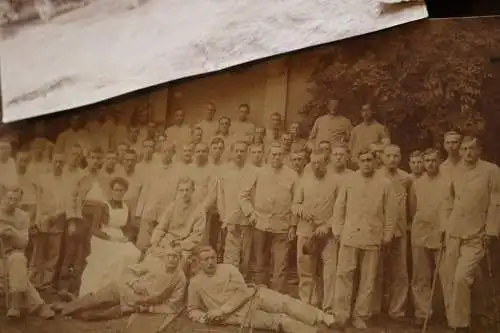 sieben alte Fotos - Soldaten, Personen - 1 Weltkrieg 