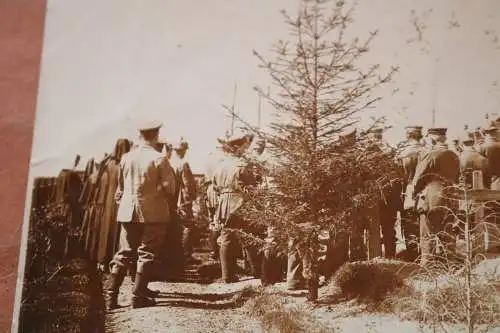 altes Foto - Soldaten Beisetzung Soldatenfriedhof Raum Aisne Frankreich