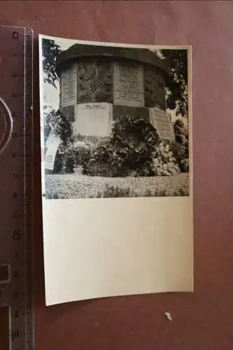 altes Foto - Kriegerdenkmal Langwedel - 50-60er Jahre