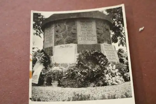 altes Foto - Kriegerdenkmal Langwedel - 50-60er Jahre