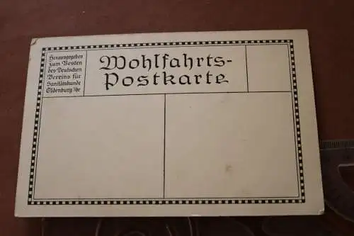 alte Karte - Portrait Generalfeldmarschall v. Hindenburg 