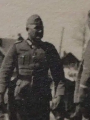 tolles altes Foto - Soldaten mit General  Orden - Russland ??? 