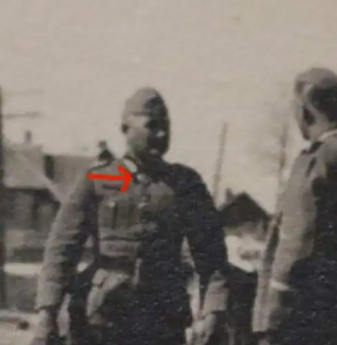 tolles altes Foto - Soldaten mit General  Orden - Russland ???